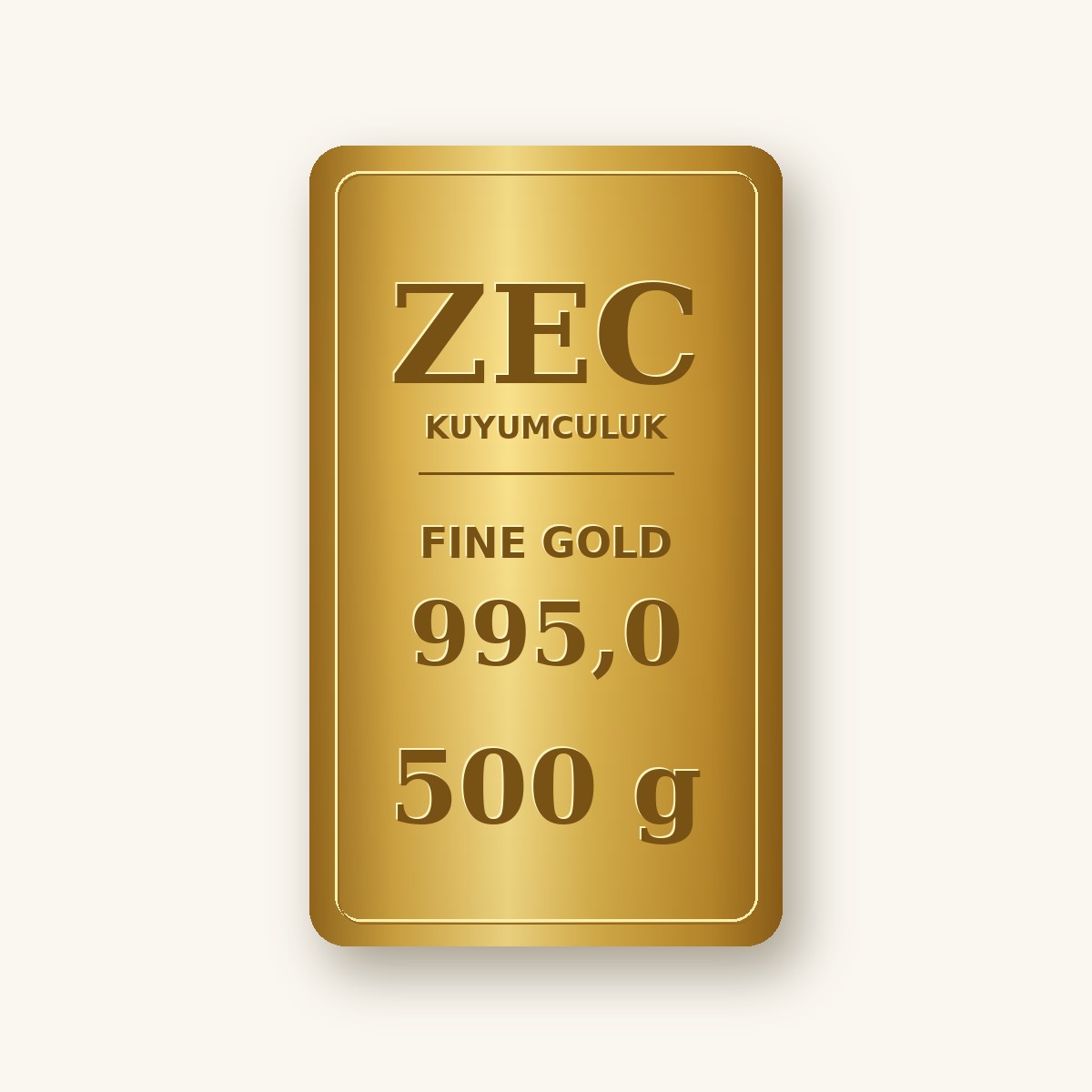 500 gram Külçe Altın - 995,0